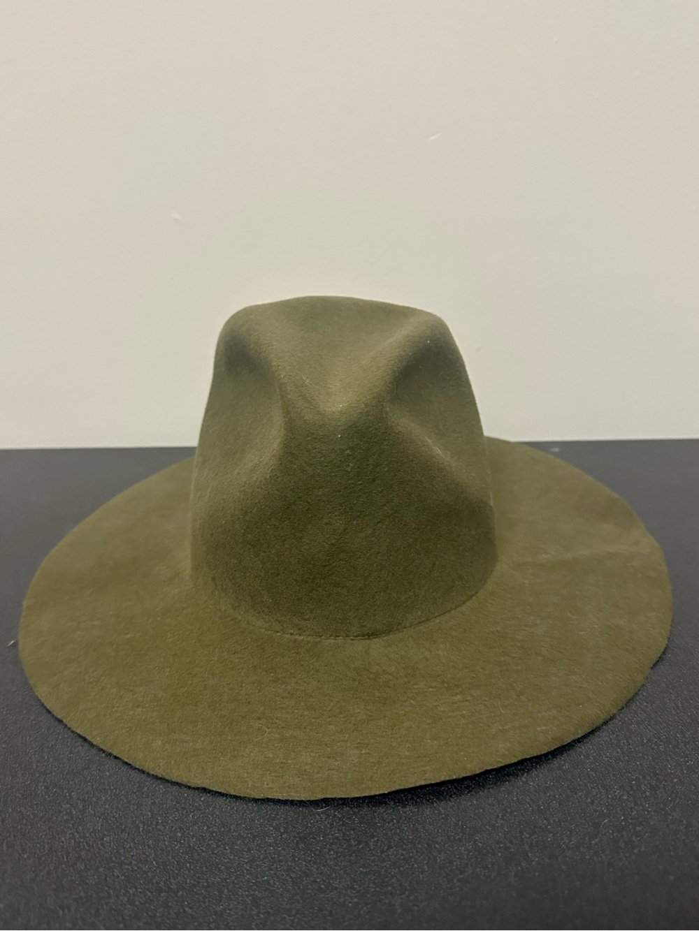 Reinhard Plank Felted Wool Hat Green Fedora Artsy Classic